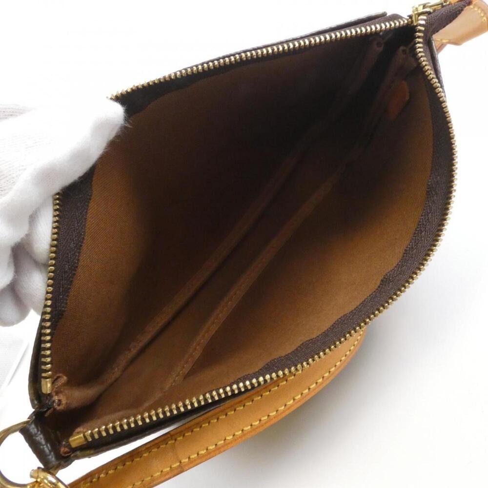 LOUIS VUITTON Brown Monogram Pochette Pouch - Picture 6 of 7